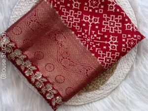 Pink Soft Dola Silk Saree with Elegant Print & Zari Weaving Border – Indian Designer Elegance