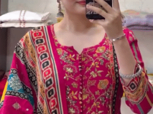 Floral Fantasy: Yellow and Pink Designer Kurti – A Bright and Elegant Fusion of Colors and Style