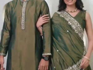 Elegant Dola Silk Saree with Printed Designer Blouse Piece