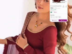 ₹302/- Only | Elegant Maroon Designer Suit Set 💃✨ 🛍️ Premium Ethnic Style At Budget Price!