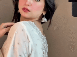 White Pure Chinnon Anarkali Suit With Heavy Embroidery And Sequinned Work ✨