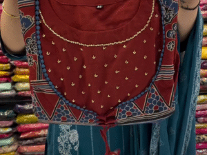 Our latest pure cotton anarkali with choli pattern is sure to steal everyone's heart ❤️