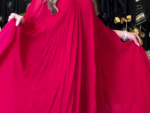 ✨ Elegant Printed Rayon Blend Stitched Anarkali Gown ✨