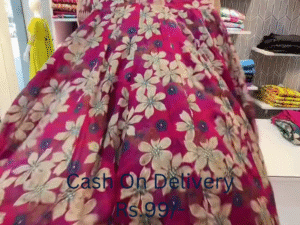 Cotton Printed Full Stitched Kurti Set For Girls