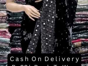 New Stylist Heavy Embroidered Party & Festive Wedding Wear Black Saree For Women