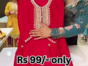 yellow kurta with multicolour lehengha set with dupatta