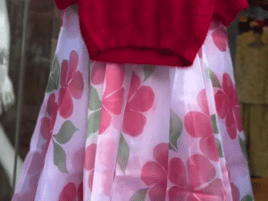 Vibrant Charm: Georgette Digital Printed Skirt Lehenga Bottom for Women & Girls πΈβ¨