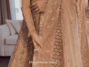 💫 “Royal Charm Anarkali 💫 | Timeless Golden Elegance”