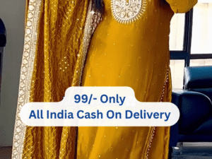 💛Drape Silk Kurti Set💛