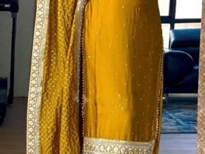 💛 Royal Mustard Yellow Embroidered Suit 💛