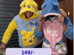 🌈 Cute Winter Fleece Cartoon Co-ord Set 🐻 | Super Soft & Cozy Nightwear for All Ages | Multiple Designs & Colours Available ❄️✨