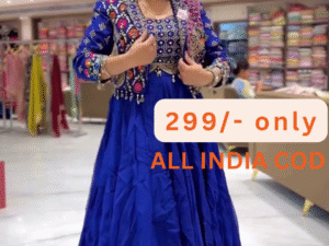 ✨ Royal Blue Mirror-Work Lehenga Set | Festive & Wedding Special ✨