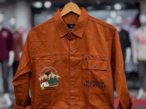 Men’s Casual Mountain Adventure Printed Shirt | Stylish Outdoor Travel Shirt | Premium Cotton Blend | Trendy Urban Streetwear 🌄✨