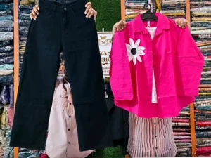 🌸 Chic Bloom Co-Ord Set – Stylish Shirt & Wide-Leg Pants Combo for Effortless Everyday Glam 🌸