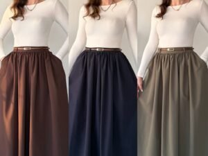 Elegant Flow: A-Line Maxi Skirt 👗✨