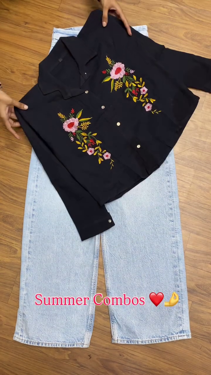 Trendy Pink Top & Denim Combo – Perfect Summer Look - Image 4