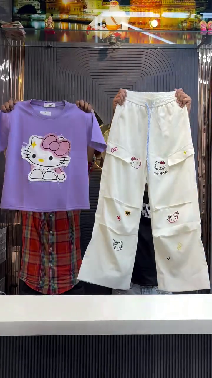 Hello Kitty Co-ord Set – Cute & Stylish Combo