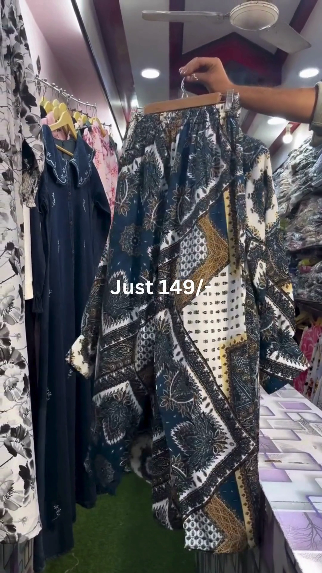 Boho Printed Oversized Casual Shirt - Image 2