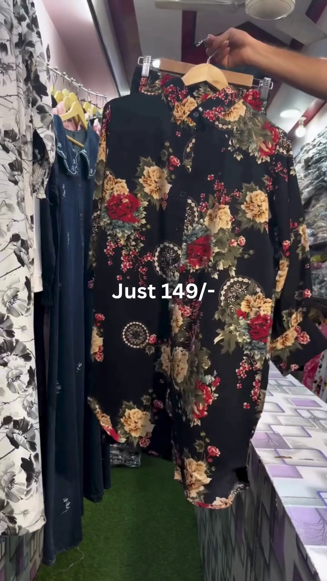 Boho Printed Oversized Casual Shirt - Image 5