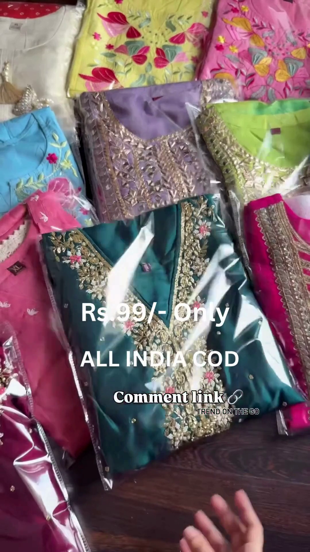 Premium Embroidered Festive Kurti - Image 4