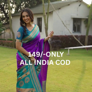 Royal Purple Soft Silk Saree