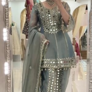 Mirror Work Designer Sharara Suit