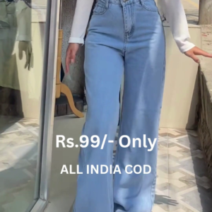 High Waist Wide Leg Baggy Jeans